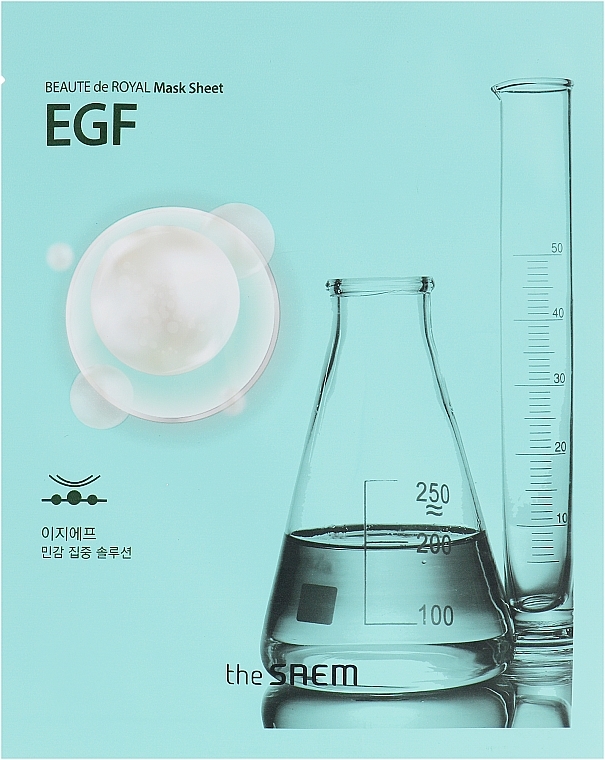 Przeciwzmarszczkowa maska w płachcie z EGF - The Saem Beaute de Royal Mask Sheet EGF — Zdjęcie N1