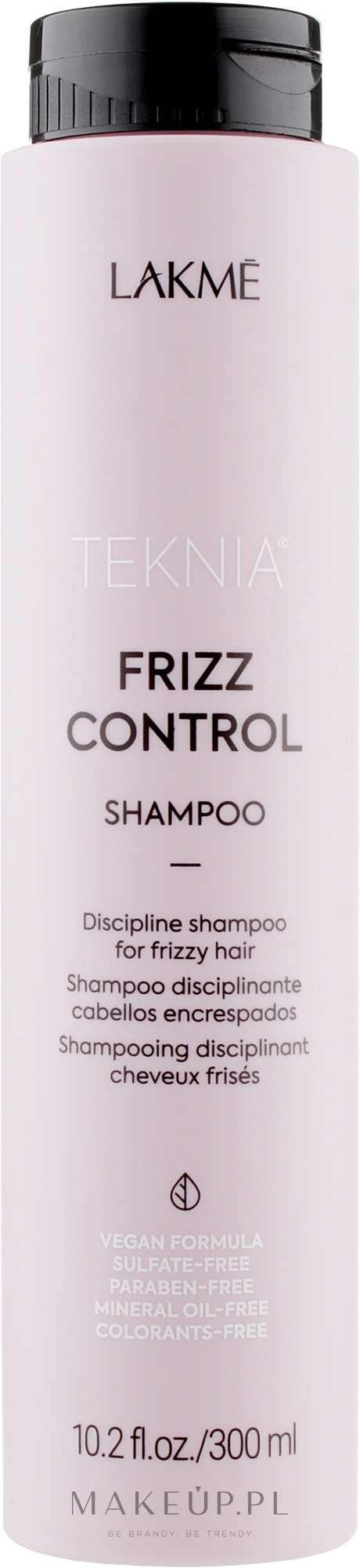 Wygładzający szampon do włosów niesfornych i puszących się - Lakmé Teknia Frizz Control Shampoo — Zdjęcie 300 ml