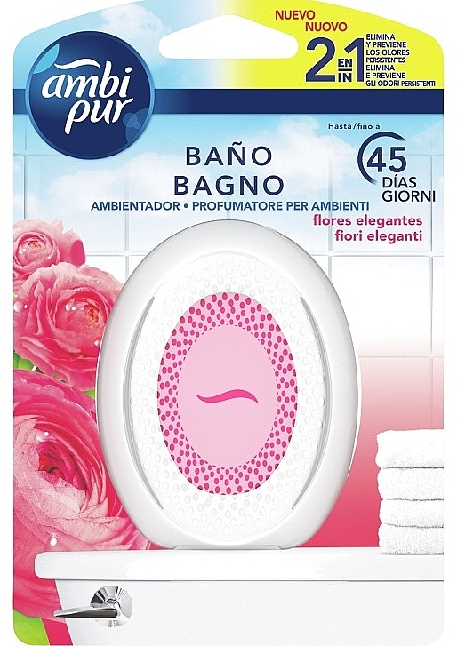 Odświeżacz powietrza do łazienki - Ambi Pur Bathroom Air Freshner  — Zdjęcie N1