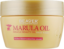 Głęboko odżywcza maska ​​do włosów zniszczonych z olejkiem marula - Beaver Professional Nourish Marula Oil Hair Mask — Zdjęcie N1