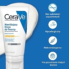 Nawilżający krem do twarzy SPF 50 - CeraVe Facial Moisturising Lotion SPF 50 — Zdjęcie N3