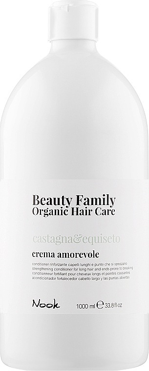 Odżywka do długich i łamliwych włosów - Nook Beauty Family Organic Hair Care Conditioner