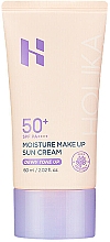 Nawilżający krem tonujący z filtrem przeciwsłonecznym - Holika Holika Moisture Make Up Sun Cream SPF 50+PA++++ — Zdjęcie N1