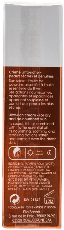Regenerujący krem ultranawilżający - Ella Bache Nutri'Action Creme Intex Ultra-Rich Cream — Zdjęcie N2