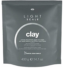Szybko działający proszek wybielający - Lisap Light Scale Clay Grey — Zdjęcie N1