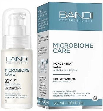 Głęboko nawilżający koncentrat do twarzy - Bandi Professional Microbiome Care Deeply Moisturizing SOS Concentrate — Zdjęcie N1