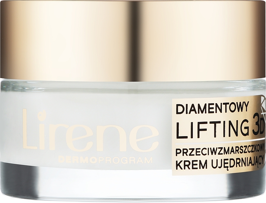 Krem do twarzy na noc - Lirene Diamentowy Lifting 3D Night Cream 50+ — Zdjęcie N1