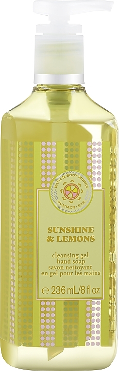 Mydło do rąk - Bath And Body Works Sunshine & Lemons Cleansing Gel Hand Soap — Zdjęcie N1