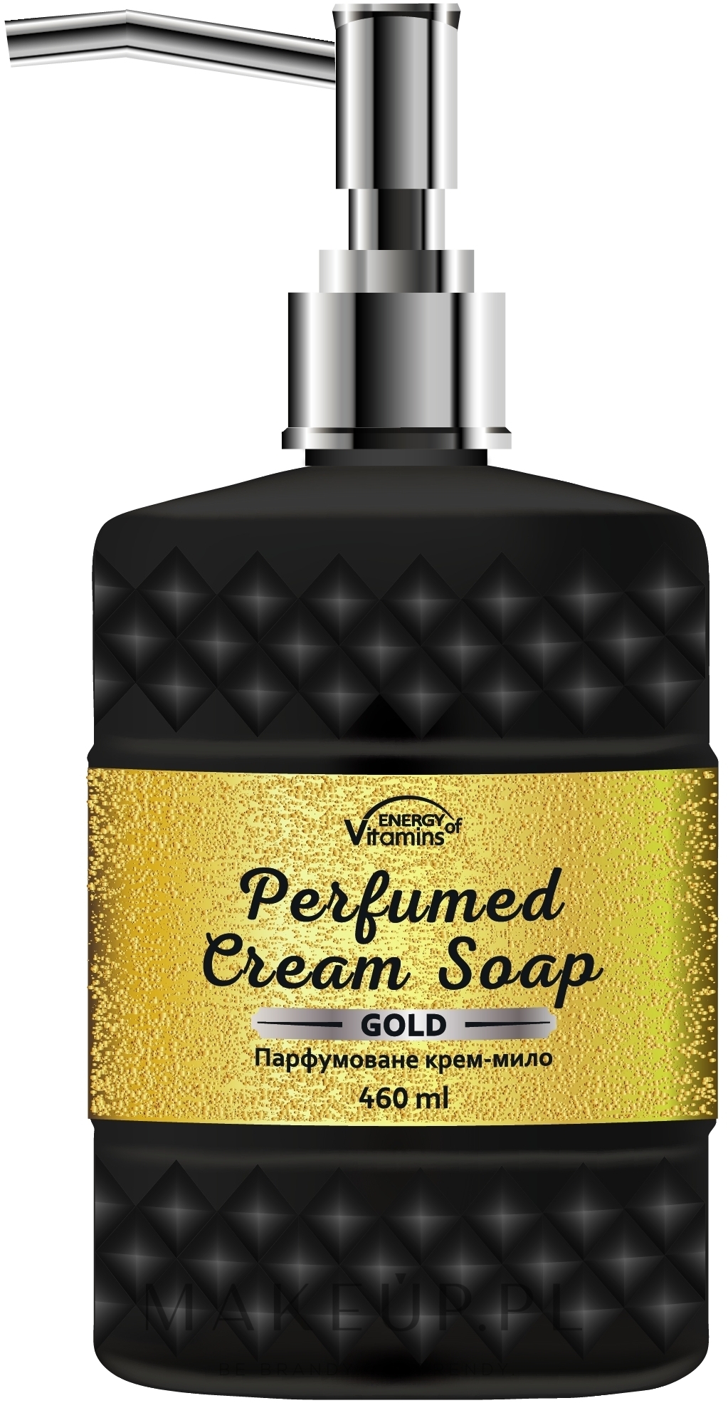 Perfumowane kremowe mydło do ciała Gold - Energy of Vitamins Perfumed Cream Soap — Zdjęcie 460 ml