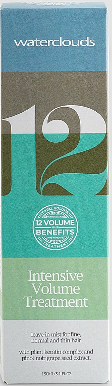 Odżywka regenerująca w sprayu zwiększająca objętość włosów - Waterclouds Intensive Volume Treatment — Zdjęcie N1