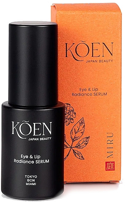 Serum do konturów oczu i ust - Koen Japan Beauty Miru Eye & Lip Radiance Serum — Zdjęcie N1