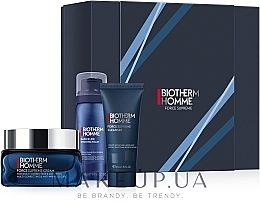 Zestaw - Biotherm Homme Force Supreme (cr/50ml + cl/gel/40ml + shaving/foam/50ml) — Zdjęcie N1