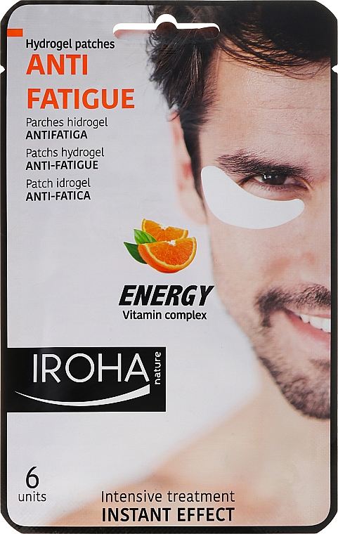 Plastry pod oczy - Iroha Nature Anti-Fatigue Energy Vitamin Complex — фото N1