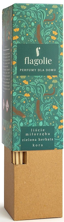 Dyfuzor zapachowy Liście miłorzębu, zielona herbata i kora - Flagolie Home Perfume — Zdjęcie N3