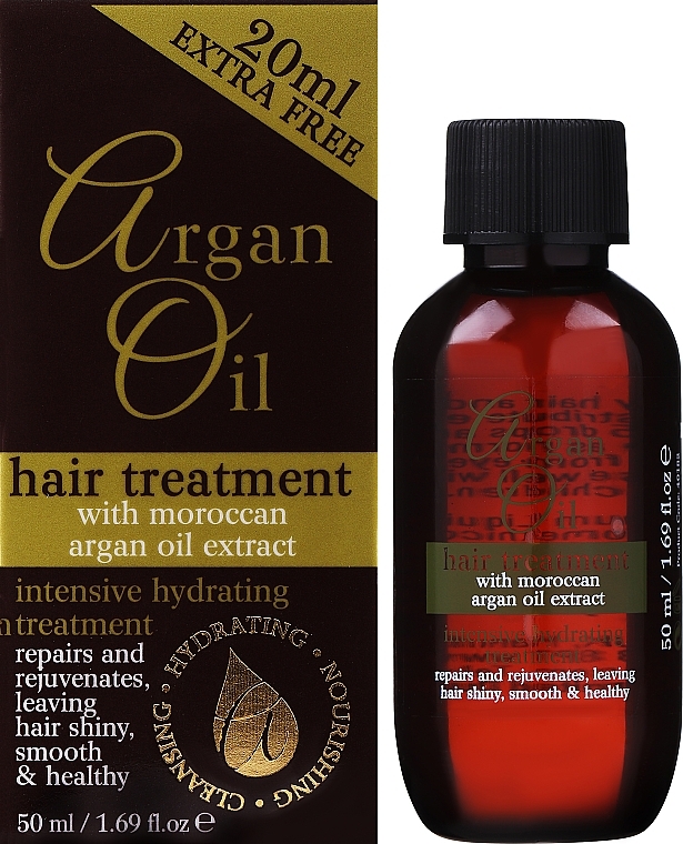 Preparat do pielęgnacji włosów Olej arganowy - Xpel Marketing Ltd Argan Oil Hair Treatment — Zdjęcie N2