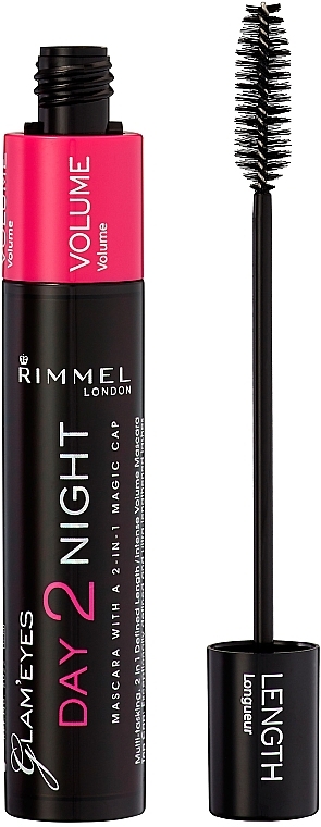 Tusz do rzęs - Rimmel Glam'Eyes Day 2 Night Mascara — Zdjęcie N2