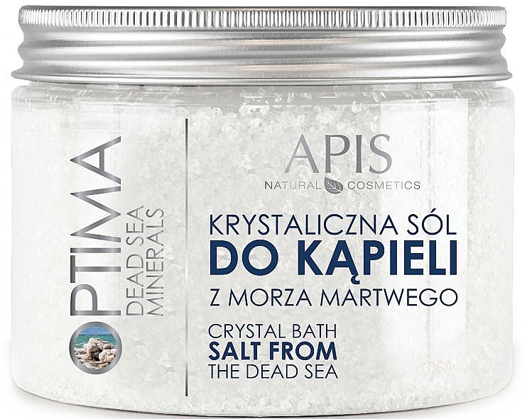 PRZECENA! Krystaliczna sól do kąpieli z Morza Martwego - APIS Professional Optima Crystal Balm Salt From The Dead Sea * — Zdjęcie N1