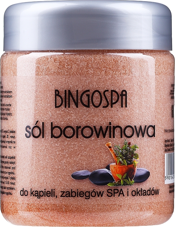 PRZECENA! Sól borowinowa do kąpieli, zabiegów spa i okładów - BingoSpa Salt Mud Bath * — Zdjęcie N1