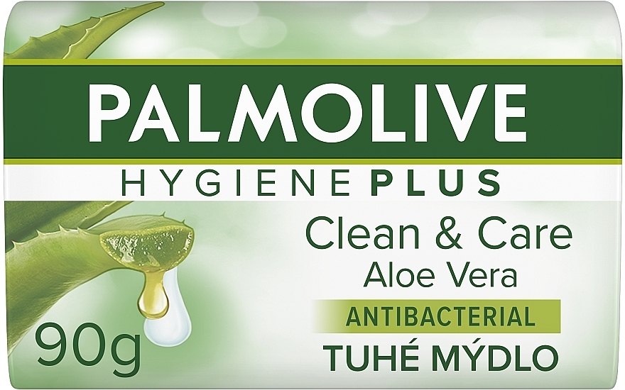 Mydło w kostce - Palmolive Hygiene Plus Aloe Vera Soap  — Zdjęcie N1