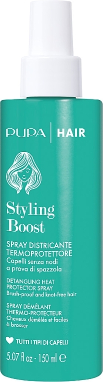 Termoochronny lakier do włosów ułatwiający rozczesywanie - Pupa Styling Boost Detangling Heat Protector Spray — Zdjęcie N1