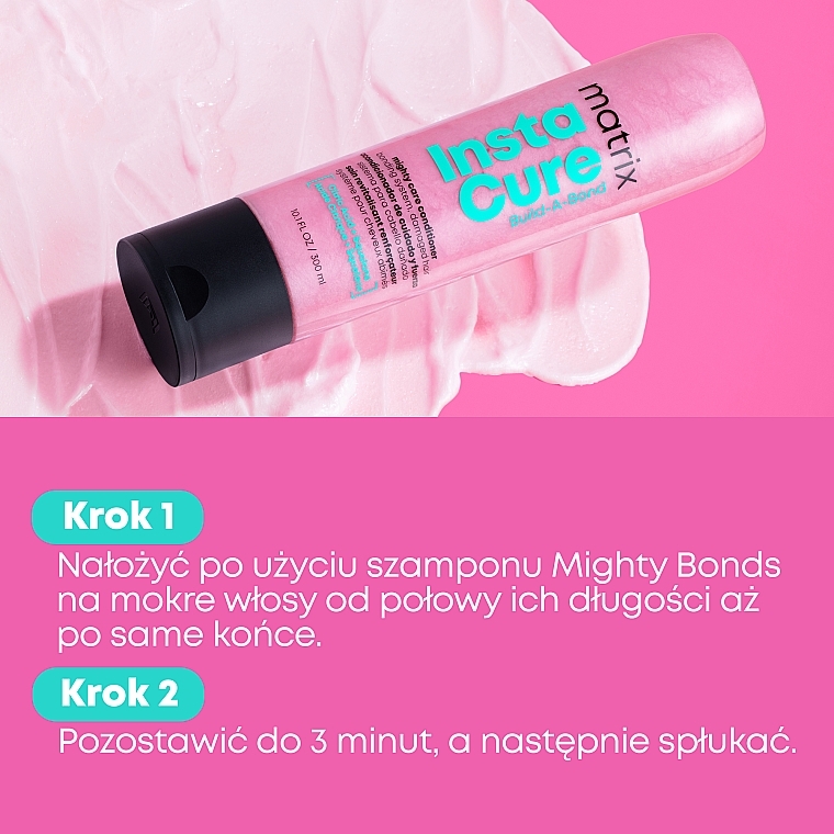 Odżywka wiążąca do bardzo zniszczonych włosów - Matrix Insatacure Build A Bond Conditioner — Zdjęcie N6