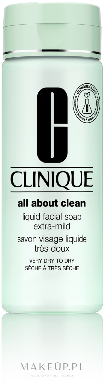 Mydło w płynie do skóry suchej i bardzo suchej - Clinique Liquid Facial Soap Extra Mild — Zdjęcie 200 ml