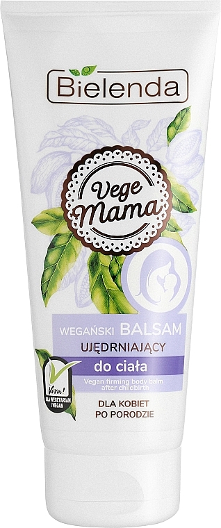 Wegański balsam ujędrniający do ciała dla kobiet w ciąży i po porodzie - Bielenda Vege Mama Balm — Zdjęcie N1