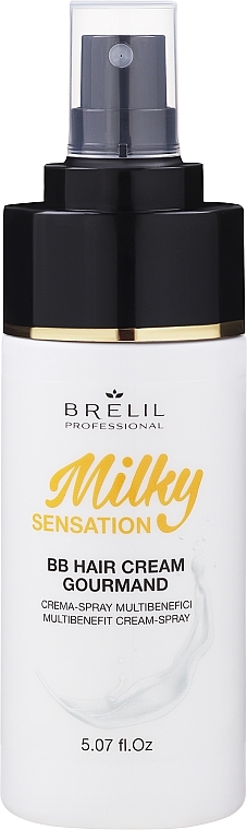 Krem do włosów w sprayu - Brelil Milky Sensation BB Hair Cream Gourmand — Zdjęcie N4
