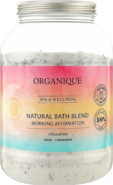 Mieszanka zapachowa do kąpieli Róża cynamon - Organique Spa & Wellness Affirmation Of The Day — Zdjęcie N2