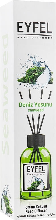 Dyfuzor zapachowy Algi morskie - Eyfel Perfume Reed Diffuser Seaweed — Zdjęcie N1