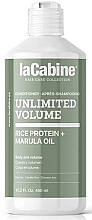 Odżywka zwiększająca objętość - La Cabine Unlimited Volume Rice Protein + Marula Oil Conditioner — Zdjęcie N1