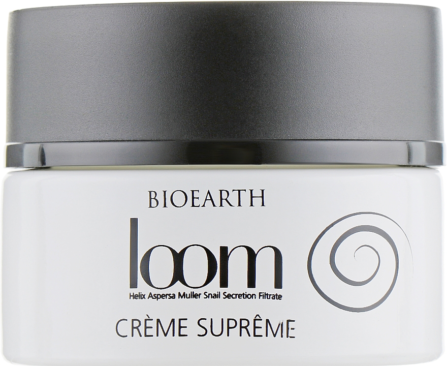 Krem do twarzy z ekstraktem ze śluzu ślimaka - Bioearth Loom Supreme Cream — Zdjęcie N2