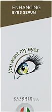 Serum przyspieszające wzrost rzęs - Caromed You Want My Eyes Enhancing Eyes Serum — Zdjęcie N1