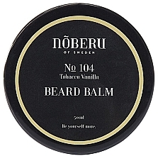 Kup Balsam do brody - Noberu Of Sweden №104 Tobacco Vanilla Beard Balm