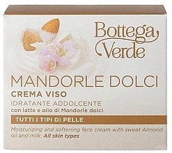 Krem do twarzy z olejkiem migdałowym - Bottega Verde Mandorle Dolci Face Cream — Zdjęcie N3