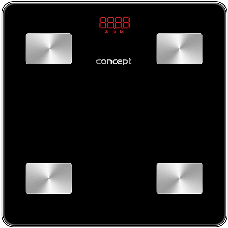Waga łazienkowa VO4001, czarna - Concept Body Composition Smart Scale — Zdjęcie N1