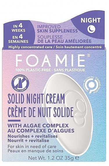 Krem na noc - Foamie Solid Night Cream — Zdjęcie N1