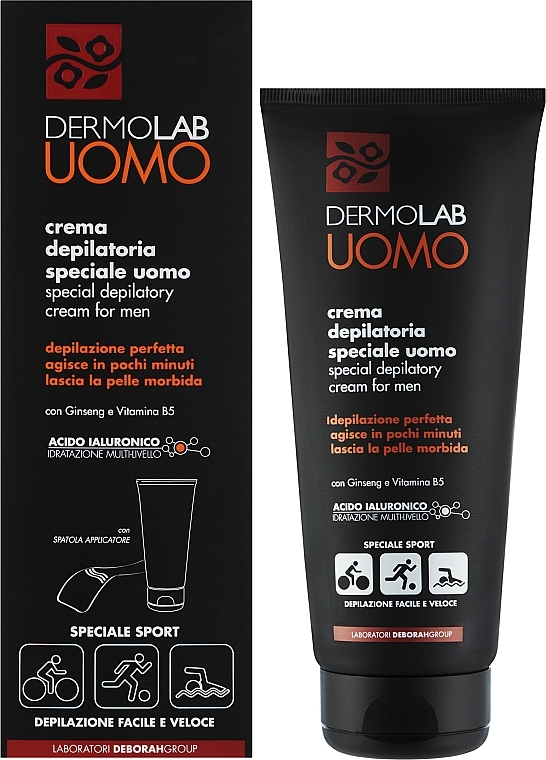 Krem do depilacji dla mężczyzn - Deborah Dermolab Uomo Depilatory Cream — Zdjęcie N2