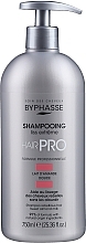Nabłyszczający szampon wygładzający do włosów niesfornych - Byphasse Hair Pro Shampoo Liss Extreme — Zdjęcie N1