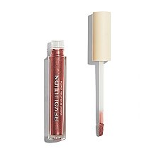 Pomadka w płynie do ust - Makeup Revolution Nudes Collection Metallic Liquid Lipstick — Zdjęcie N2
