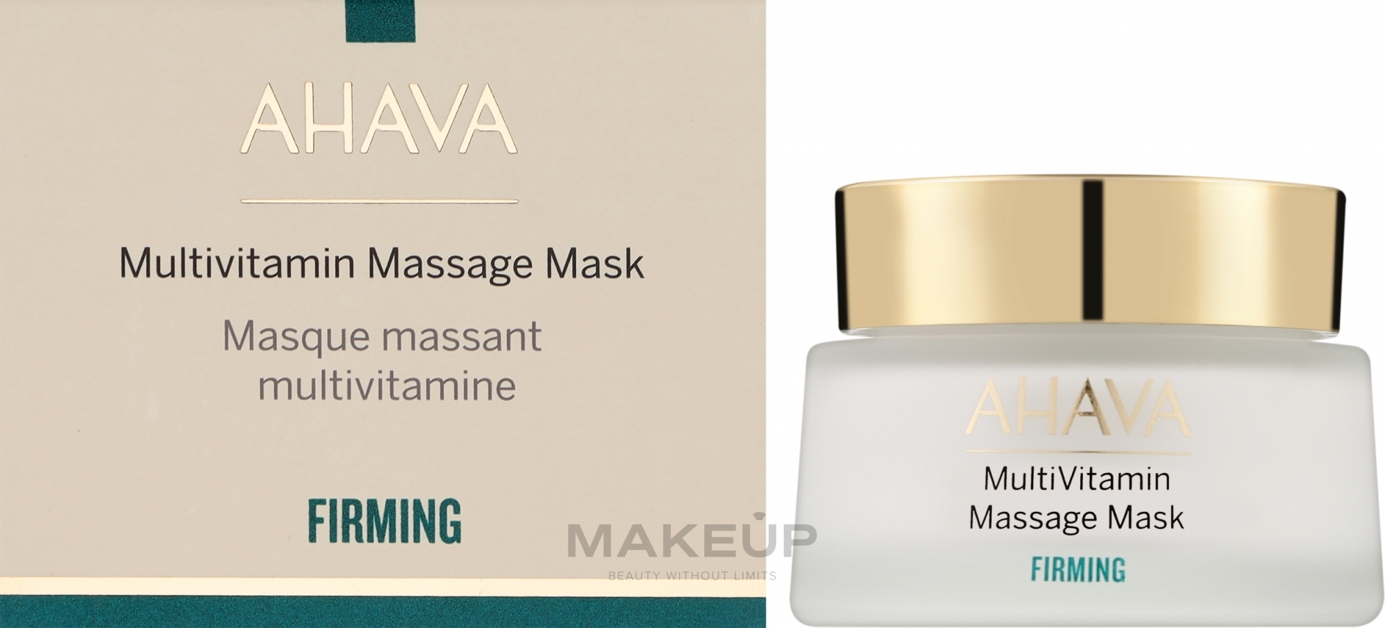 Multiwitaminowa ujędrniająca maska do masażu - Ahava Multivitamin Firming Massage Mask — Zdjęcie 50 ml