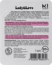 PREZENT! Odżywcza i zmiękczająca hydrożelowa maska do ust - Marion Lady & Love Nourishing-softening Hydrogel Lip Mask — Zdjęcie N2