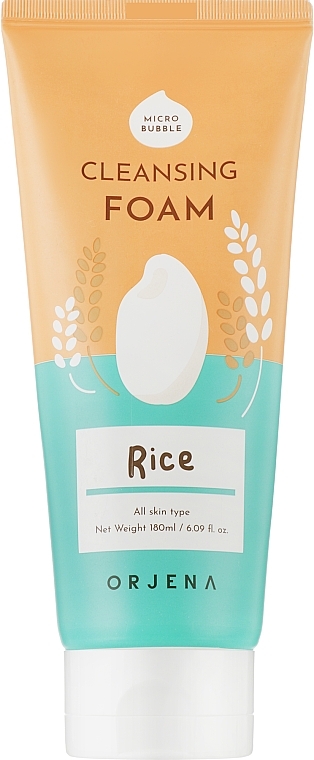 Oczyszczająca pianka do twarzy z ryżem - Orjena Cleansing Foam Rice