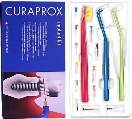 Zestaw do pielęgnacji implantów - Curaprox Implant Kit — Zdjęcie N1