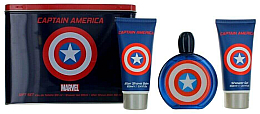 Kup Marvel Captain America - Zestaw (edt 100 ml + af/sh/balm 100 ml + sh/gel 100 ml)