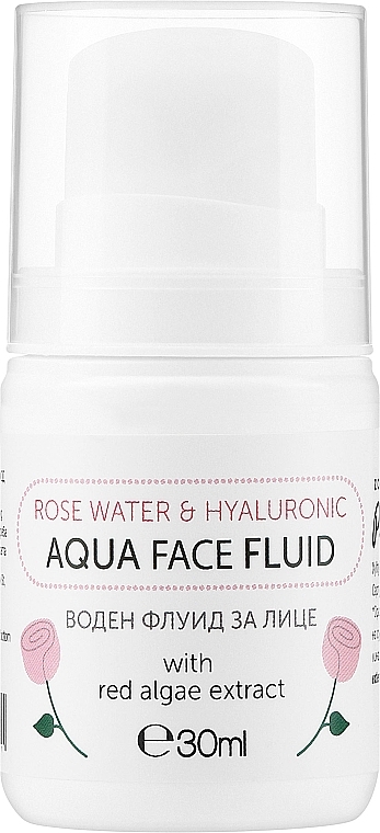 Fluid do twarzy z wodą różaną i kwasem hialuronowym - Zoya Goes Rose Water & Hyaluronic Aqua Fluid  — Zdjęcie N1