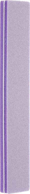 Dwustronna polerka do paznokci, prosta, 100/180, fioletowa - Tools For Beauty Straight Purple — Zdjęcie N1