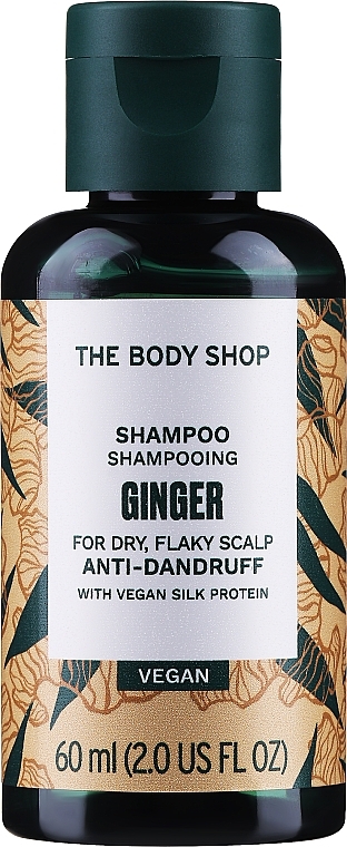 Przeciwłupieżowy szampon do włosów z imbirem i proteinami jedwabiu - The Body Shop Ginger Shampoo Anti-Dandruff Vegan — Zdjęcie N3
