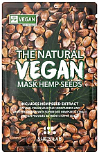 Kup Maska w płachcie do twarzy z ekstraktem z nasion konopi - She’s Lab The Natural Vegan Mask
