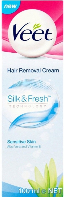 Krem do depilacji - Veet Silk & Fresh Hair Removal Cream — Zdjęcie N4